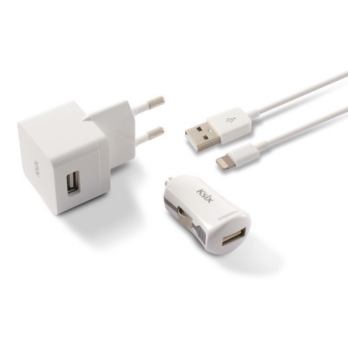 CARGADOR 3EN1 IPHONE KSIX